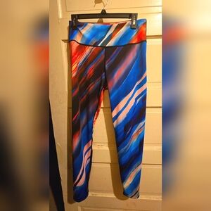 Yelete Active Printed Leggings SZ LG